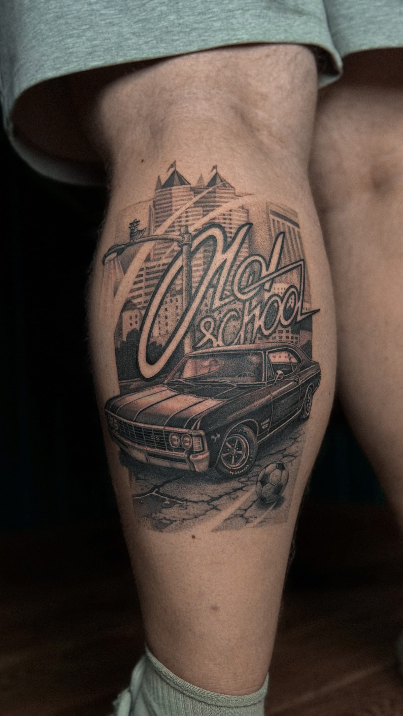 Дніпро — авторське татуювання в Karmazin Tattoo Studio
